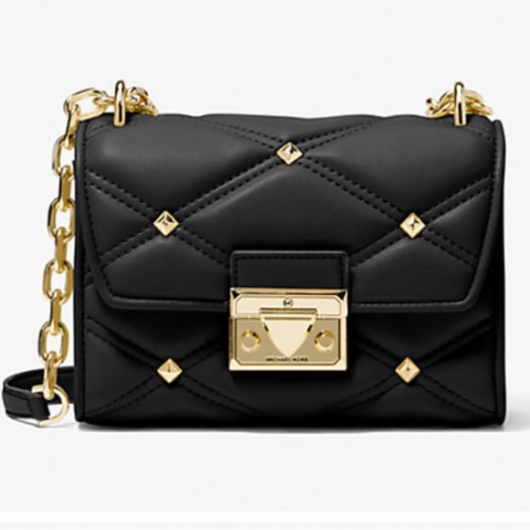 Michael kors studded crossbody
